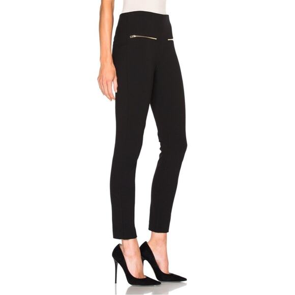 rag & bone Annie Cropped Ponte Pants in Black Size 8 - Picture 2 of 7
